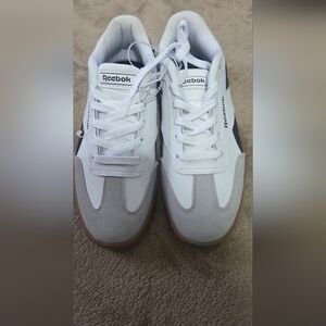 Reebok Women's White and Gray Sneakers